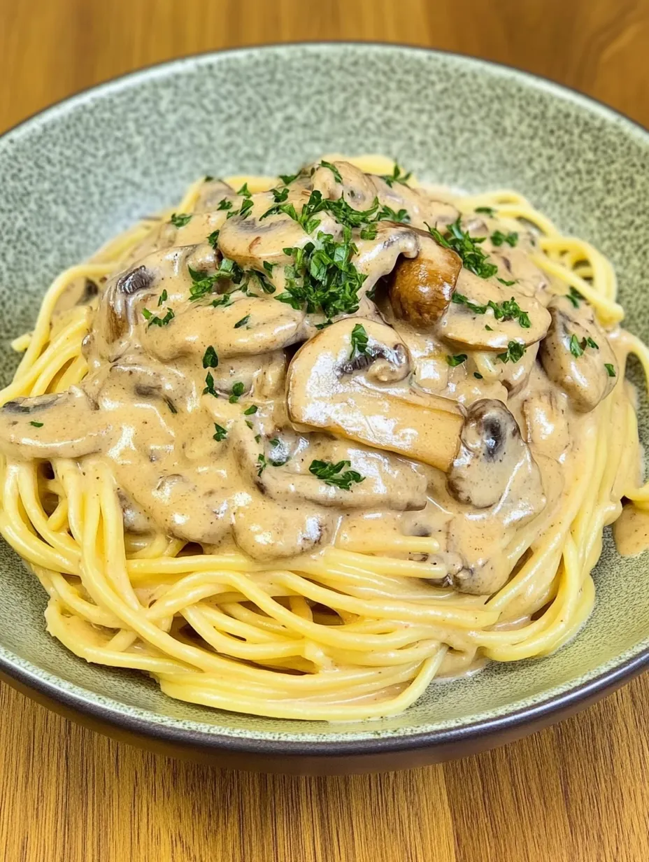 Mantar soslu Spagetti – Basit ve Lezzetli