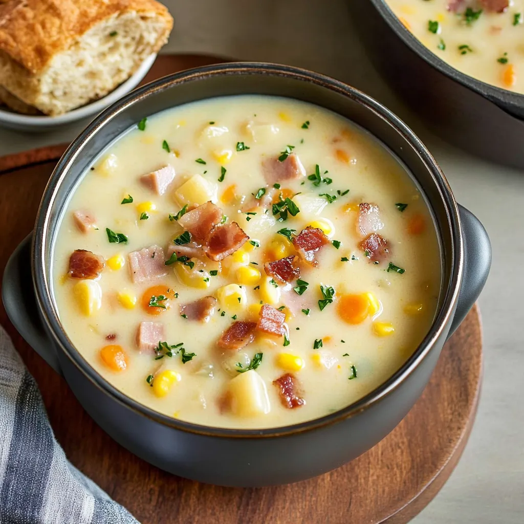 Kremsi Jambon Çorbası