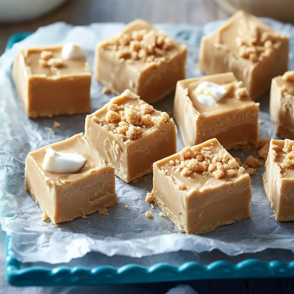 Marshmallow Kremalı Fıstık Ezmeli Tatlı