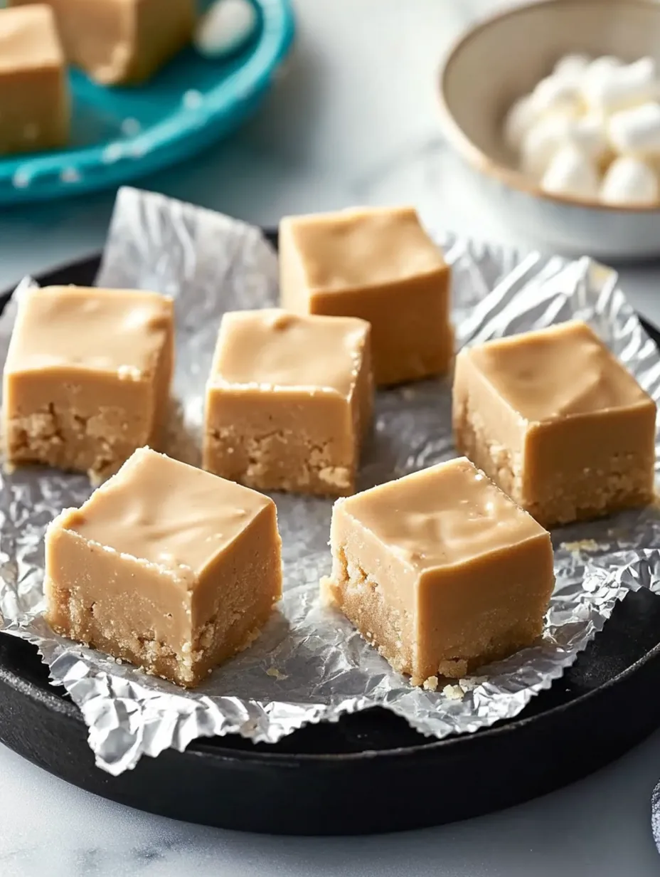 Fıstık Ezmeli Marshmallow Kremali Fudge Tarifi