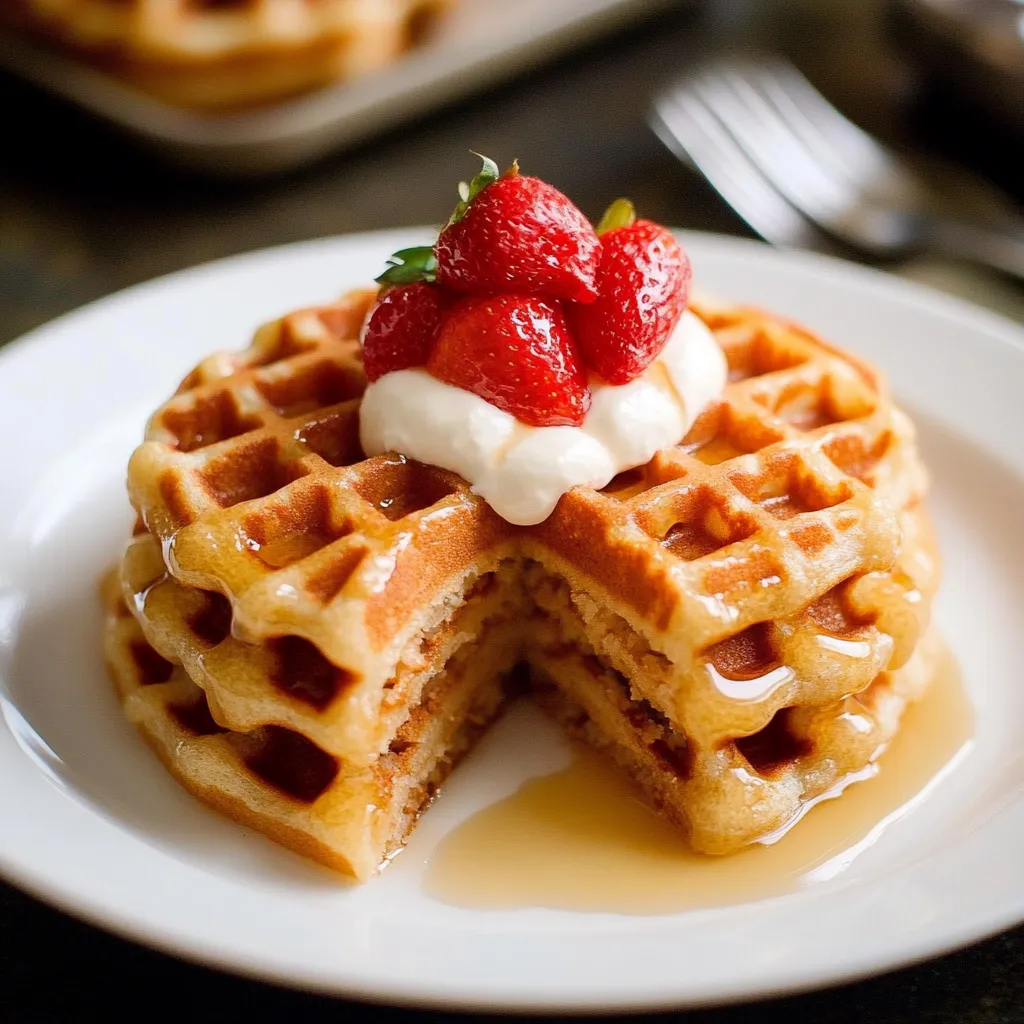 Kolay Proteinli Waffle