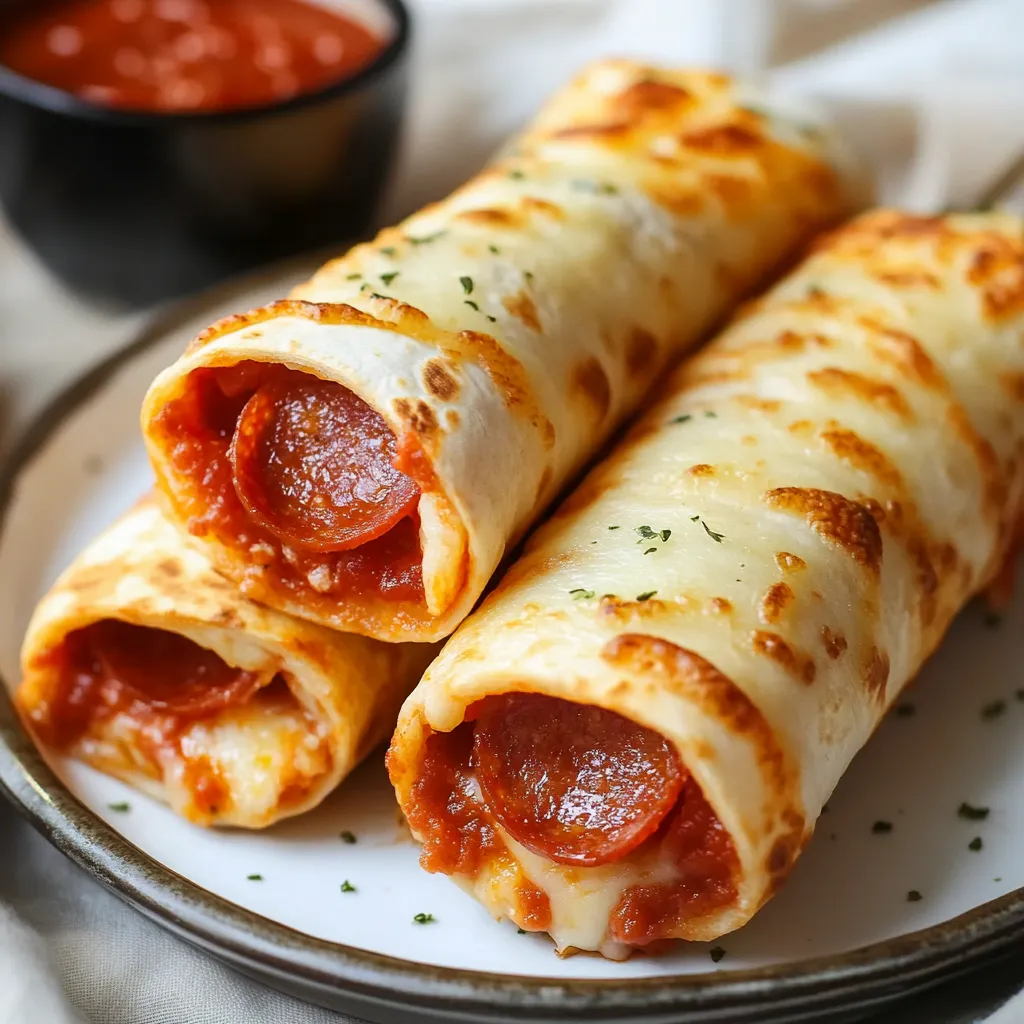 Havalı Pizza Sarmaları
