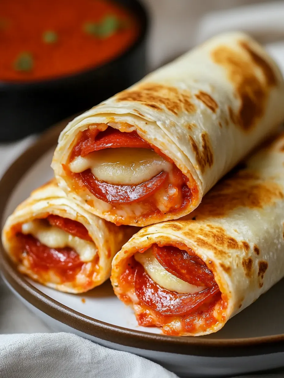 Hava Friteözünde Pizza Ruloları