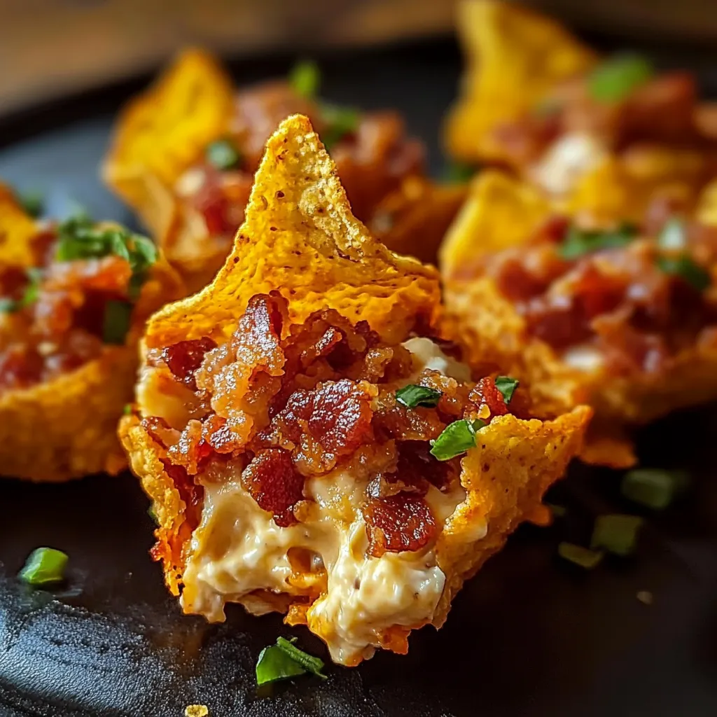 Peynir ve Bacon Dolgulu Çıtır Doritos Topları