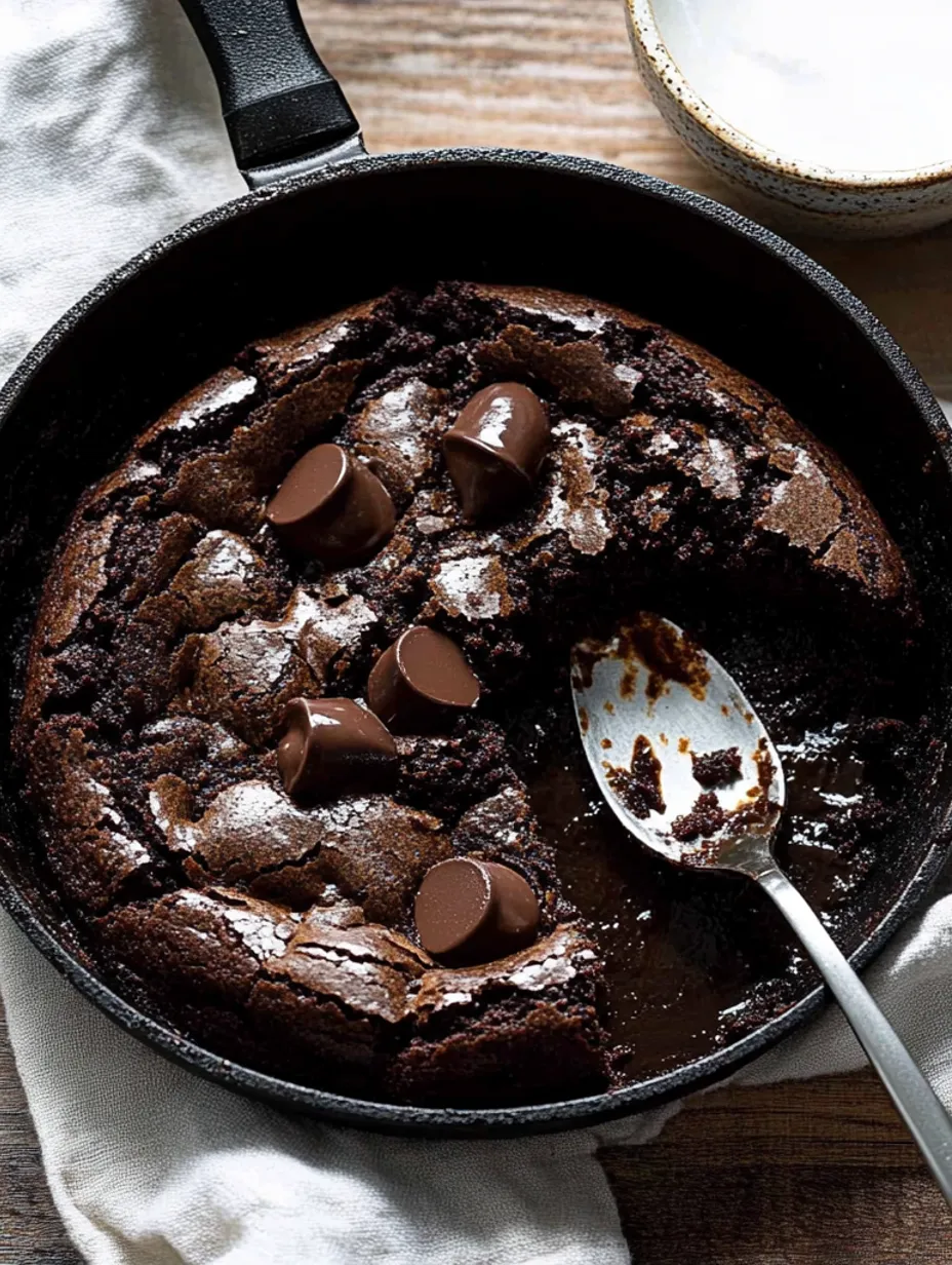 Yapışkan Unsuz Brownie Tava