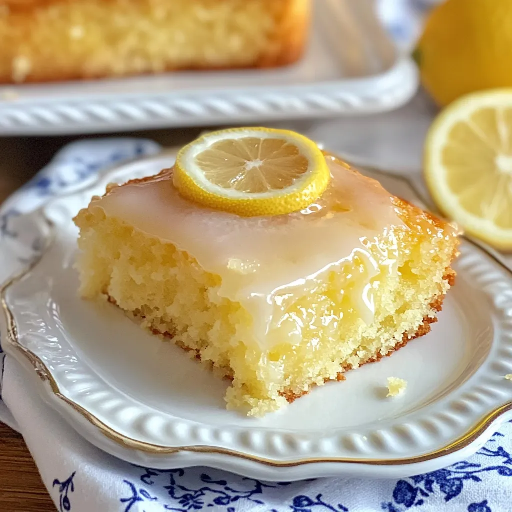 Nefis Limonlu Kek