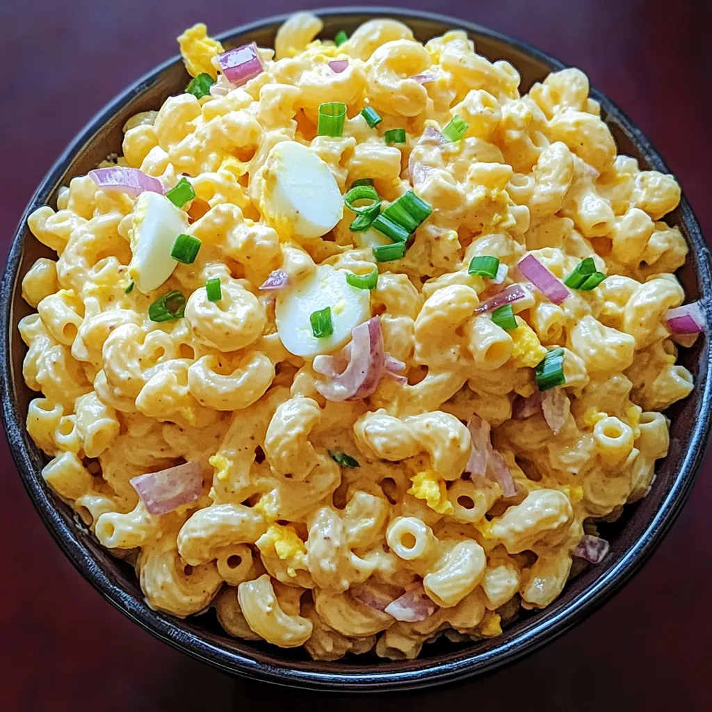 Kıymalı Yumurtalı Makarna Salatası