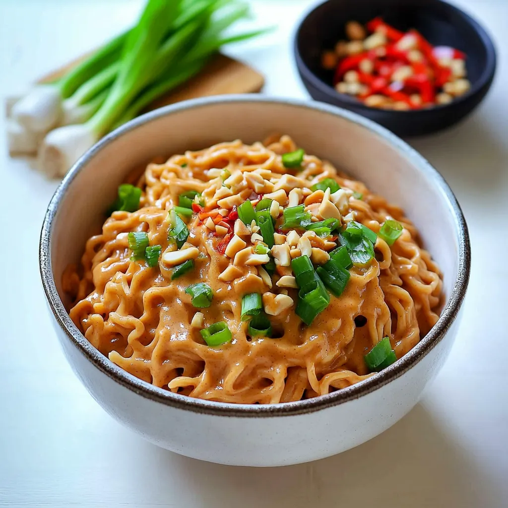 Fıstık Ezmeli Ramen Noodle