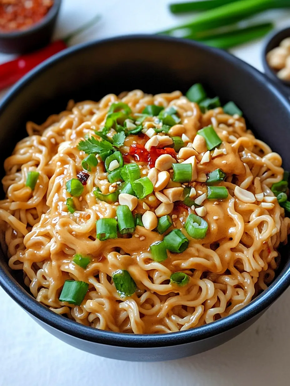 Kolay Fıstık Ezmeli Noodle Tarifi