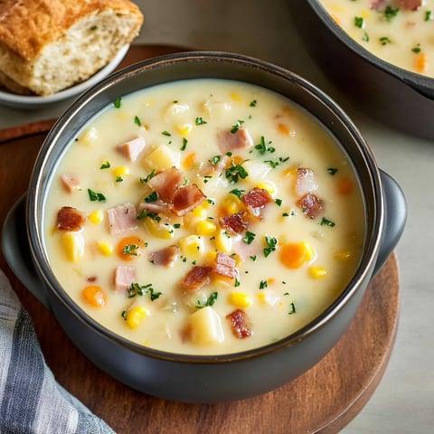 Kremsi Jambon Çorbası